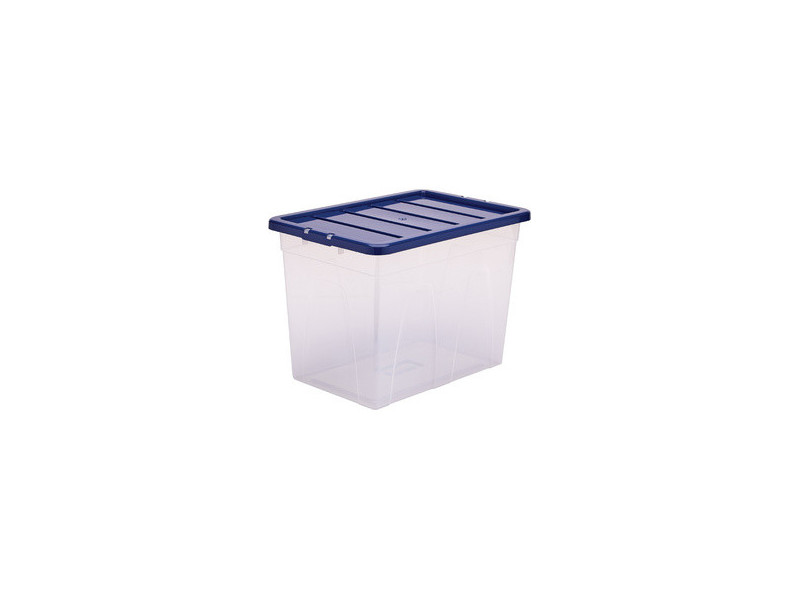 Fellowes Boîte de rangement BANKERS BOX, 64 L, transparent