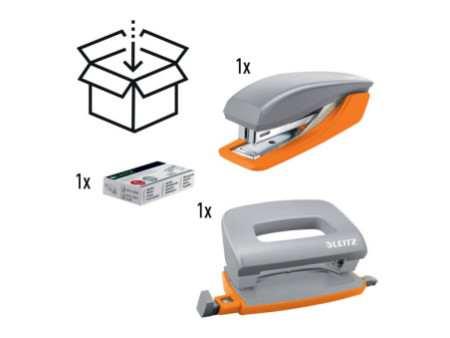 LEITZ Kit mini agrafeuse & mini perforateur Urban Chic