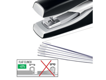 LEITZ Agrafeuse de table Nexxt Softpress, bleu