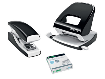 LEITZ Agrafeuse de table Nexxt Softpress, noir