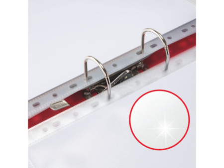 Esselte Pochettes perforées, A4, PP, transparent, 0,06 mm