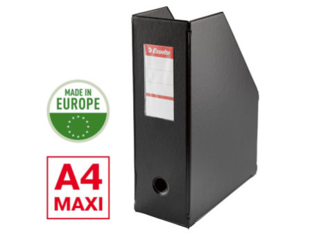 Esselte Porte-revues VIVIDA, A4, carton, noir, dos: 100 mm