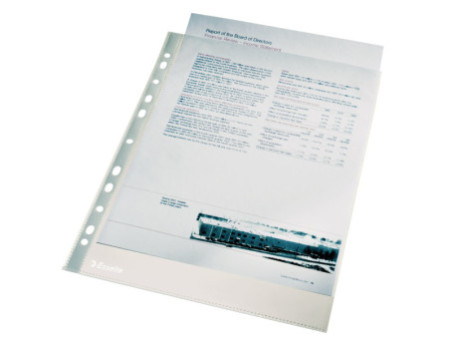 ESSELTE Pochettes perforées Premium, A4, PP, lisse
