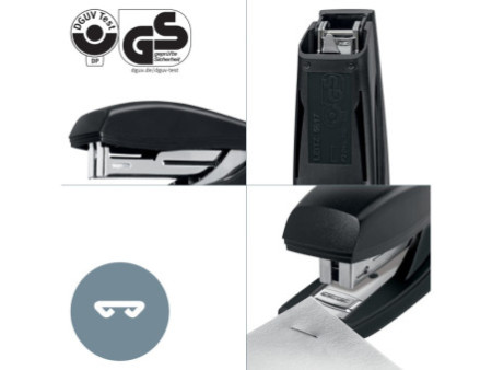 LEITZ Mini agrafeuse NeXXt Recycle, noir