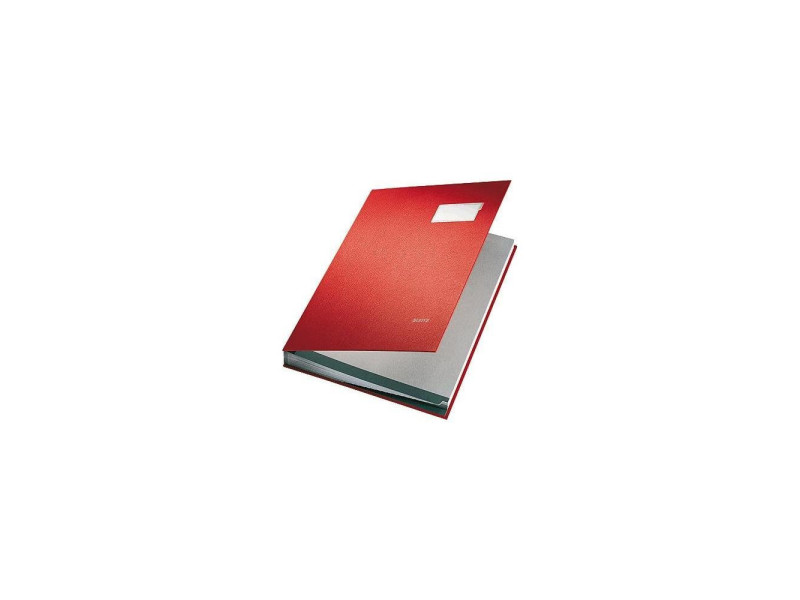 LEITZ Parapheur, revêtement en PP, 20 compartiments, rouge
