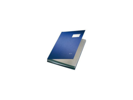 LEITZ parapheur, revêtement en PP, 20 compartiments, bleu,