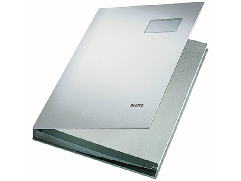LEITZ parapheur, revêtement en PP, 20 compartiments, gris