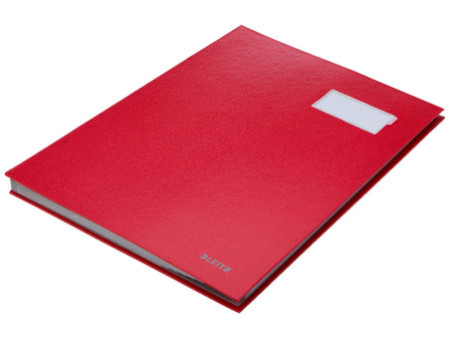 LEITZ parapheur, revêtement en PP, 10 compartiments, rouge