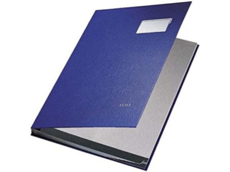 LEITZ parapheur, revêtement PP, 10 compartiments, bleu, A4