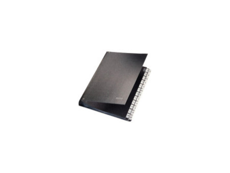 LEITZ classeur à soufflet, A4, A-Z, 24 compartiments, noir,