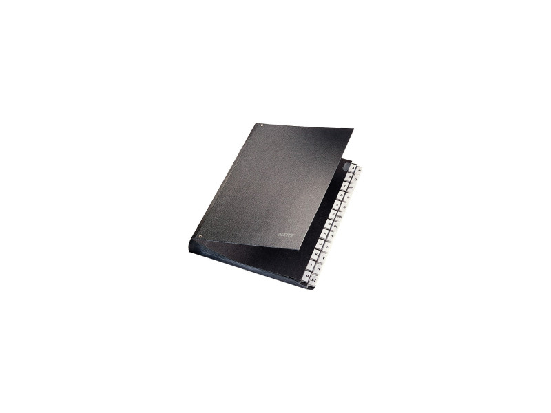 LEITZ classeur à soufflet, A4, A-Z, 24 compartiments, noir,