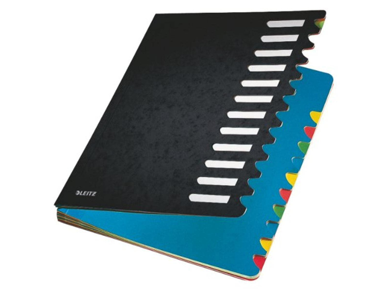 LEITZ Trieur Deskorganizer Color, format A4, 1- 12, noir