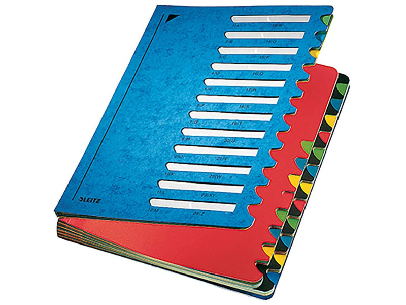 LEITZ Trieur Deskorganizer Color, A4, 1-24/A-Z, bleu