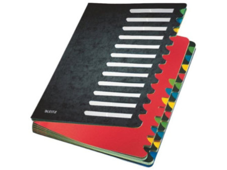 LEITZ Trieur Deskorganizer Color, format A4, 1-24/A-Z, noir
