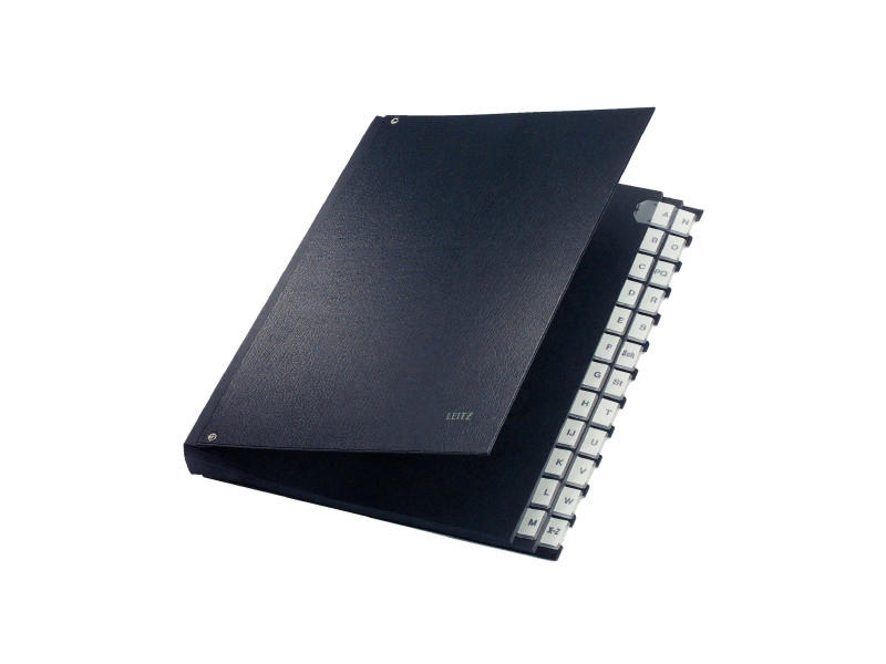 LEITZ Trieur à soufflet, A4, A-Z, 24 compartiments, noir