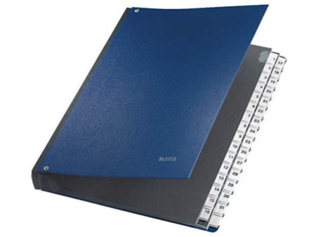 LEITZ Trieur à soufflet, A4, 1-31, 32 compartiments, rouge