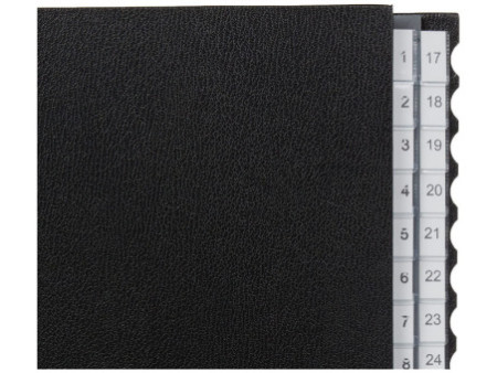 LEITZ Trieur à soufflet, A4, 1-31, 32 compartiments, noir