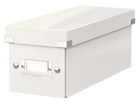 LEITZ Boîte de rangement pour CD Click & Store WOW, blanc