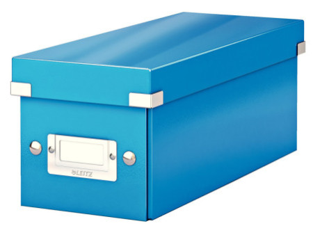 LEITZ Boîte de rangement pour CD Click & Store WOW, bleu