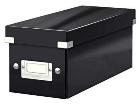 LEITZ Boîte de rangement pour CD Click & Store WOW, noir