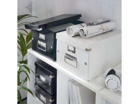 LEITZ Boîte de rangement pour CD Click & Store WOW, noir