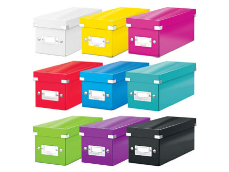 LEITZ Boîte de rangement pour CD Click & Store WOW, noir