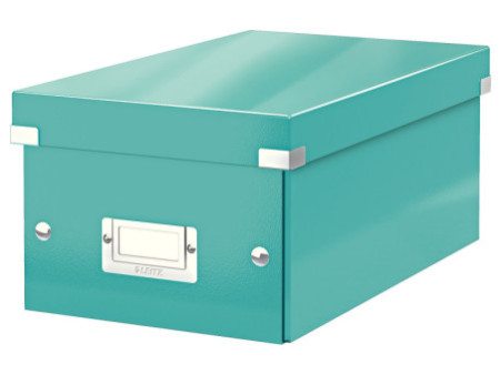LEITZ Boîte de rangement pour DVD Click & Store, menthe