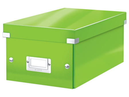 LEITZ Boîte de rangement pour DVD Click & Store, vert