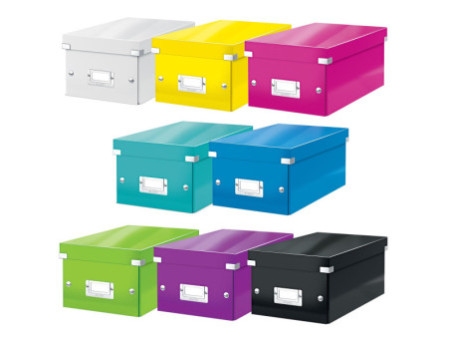 LEITZ Boîte de rangement pour DVD Click & Store, vert