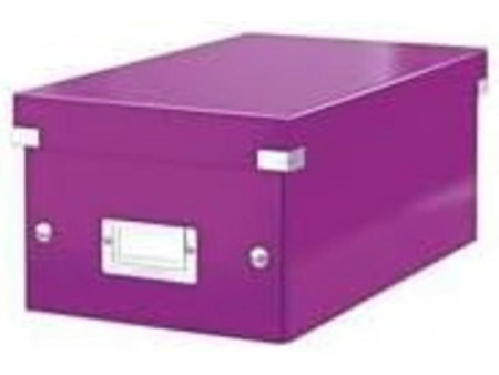LEITZ Boîte de rangement pour DVD Click & Store, violet