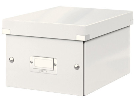 LEITZ Boîte de rangement Click & Store WOW, A5, blanc