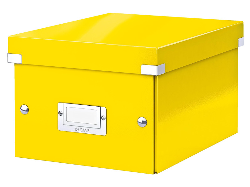 LEITZ Boîte de rangement Click & Store WOW, A5, jaune