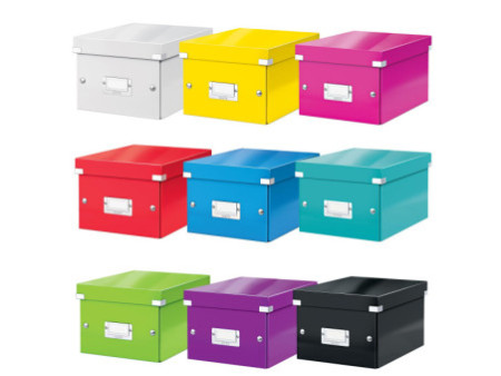 LEITZ Boîte de rangement Click & Store WOW, A5, rouge