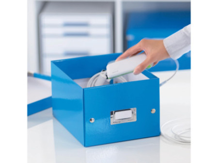 LEITZ Boîte de rangement Click & Store WOW, A5, bleu