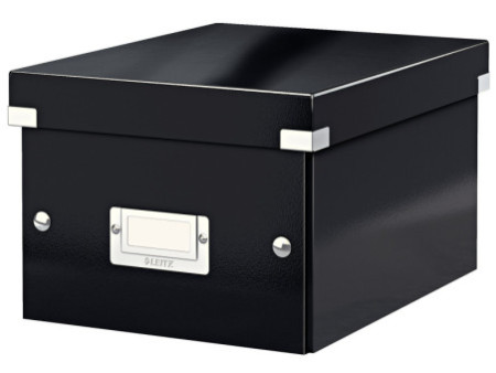 LEITZ Boîte de rangement Click & Store WOW, A5, noir