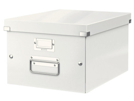 LEITZ Boîte de rangement Click & Store WOW, A4, blanc