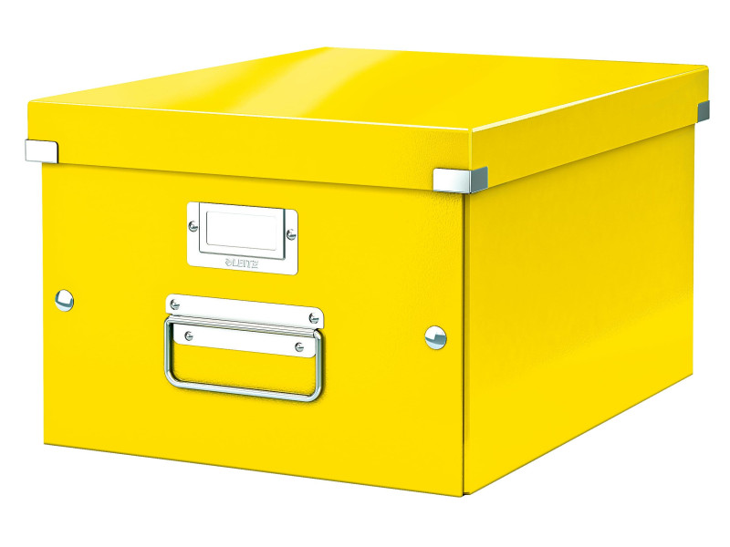 LEITZ Boîte de rangement Click & Store WOW, A4, jaune