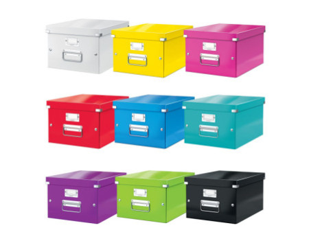 LEITZ Boîte de rangement Click & Store WOW, A4, rouge