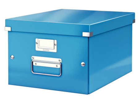 LEITZ Boîte de rangement Click & Store WOW, A4, bleu