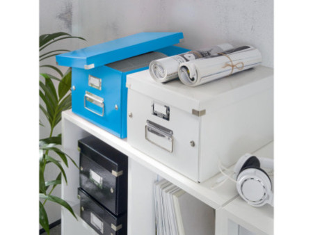 LEITZ Boîte de rangement Click & Store WOW, A4, bleu