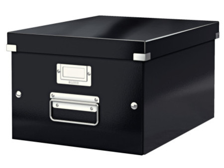 LEITZ Boîte de rangement Click & Store WOW, A4, noir