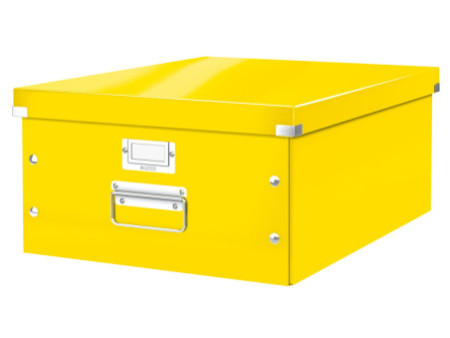 LEITZ Boîte de rangement Click & Store WOW, A3, jaune