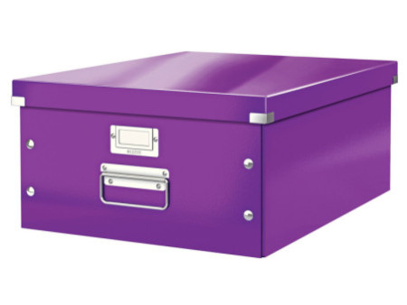 LEITZ Boîte de rangement Click & Store WOW, A3, violet