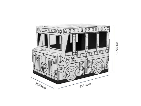 Fellowes Bus de jeu en carton ondulé