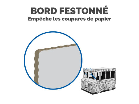 Fellowes Bus de jeu en carton ondulé