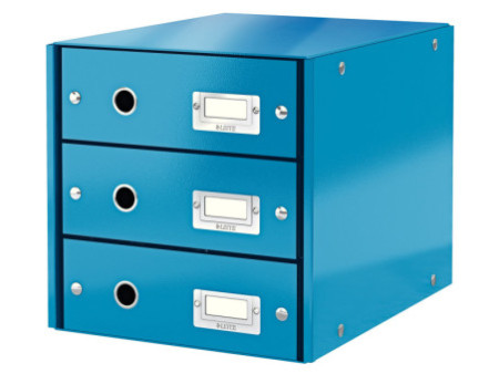 LEITZ Bloc de classement Click & Store WOW, bleu