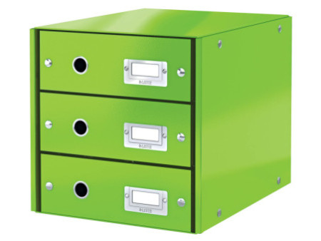 LEITZ Bloc de classement Click & Store WOW, vert