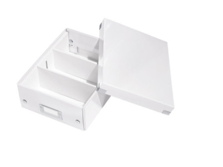 LEITZ Boîte de rangement Click & Store WOW, petit, blanc