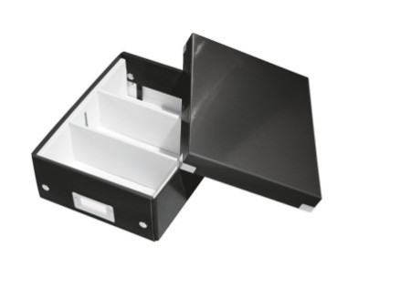 LEITZ Boîte de rangement Click & Store WOW, petit, noir
