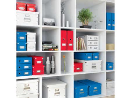 LEITZ Boîte de rangement Click & Store WOW, grand, rouge